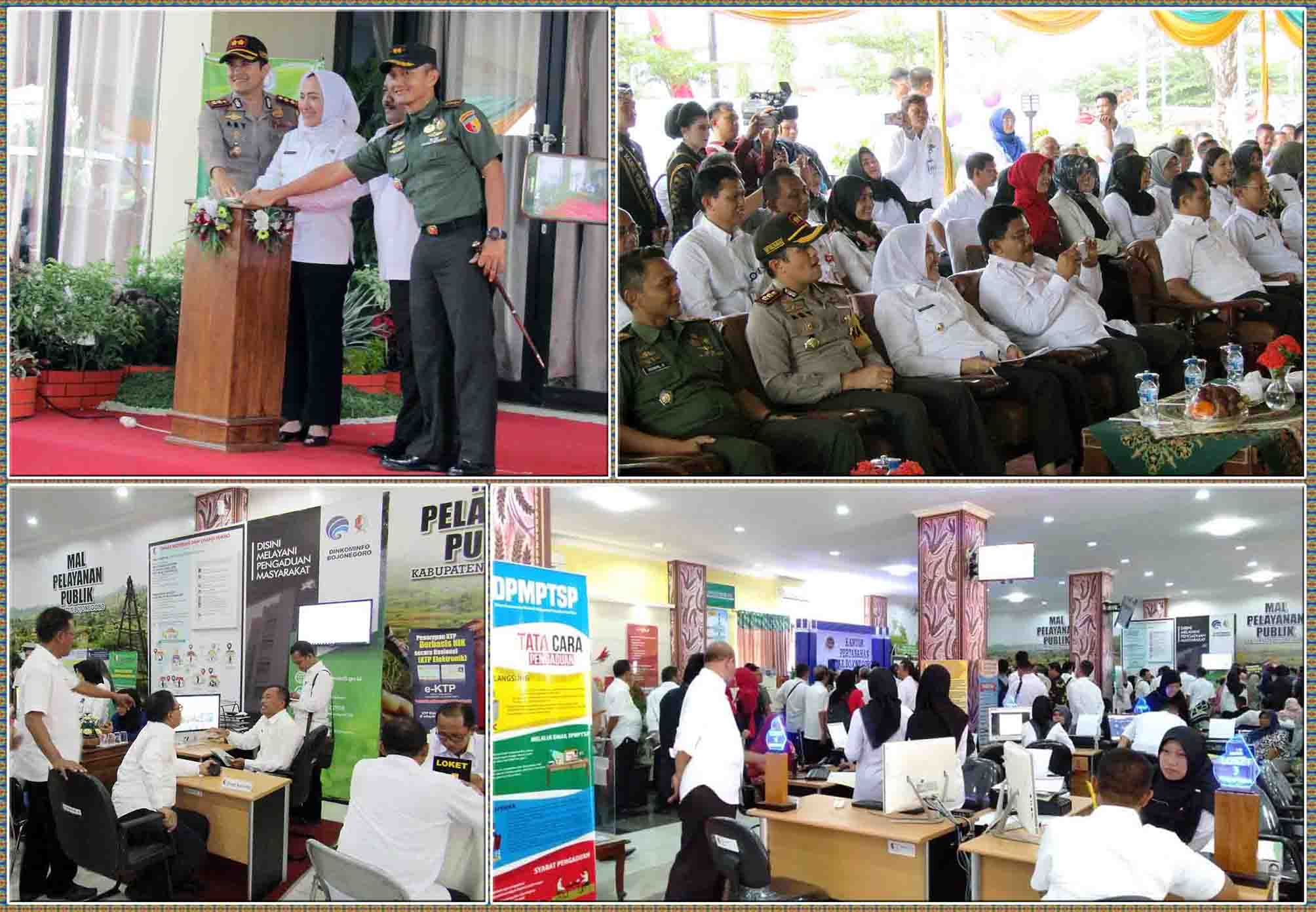 Soft Launching Mal Pelayanan Publik Bojonegoro oleh Ibu Bupati Anna Mu'awanah