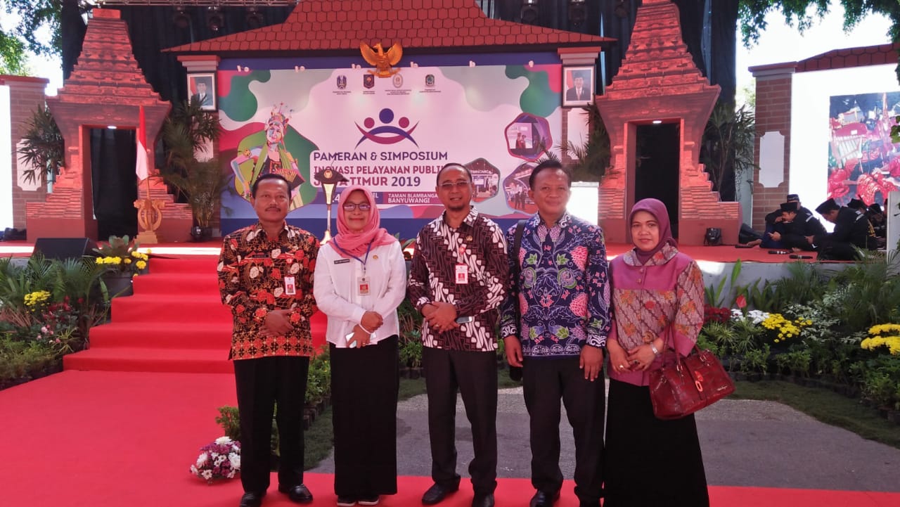 DPMPTSP Kab Bojonegoro Mengikuti Pameran & Simposium Inovasi Pelayanan Publik Jawa Timur 2019