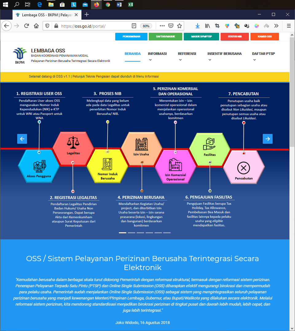 Langkah-langkah Migrasi/Melengkapi Data Investasi Perusahaan di OSS V.1.1