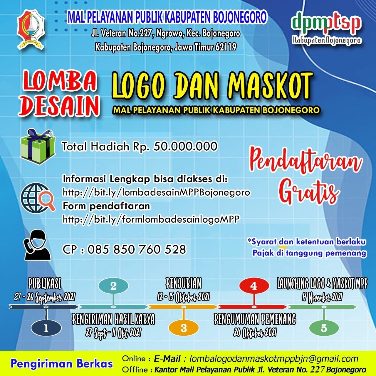 LOMBA DESAIN LOGO DAN MASKOT MAL PELAYANAN PUBLIK KABUPATEN BOJONEGORO