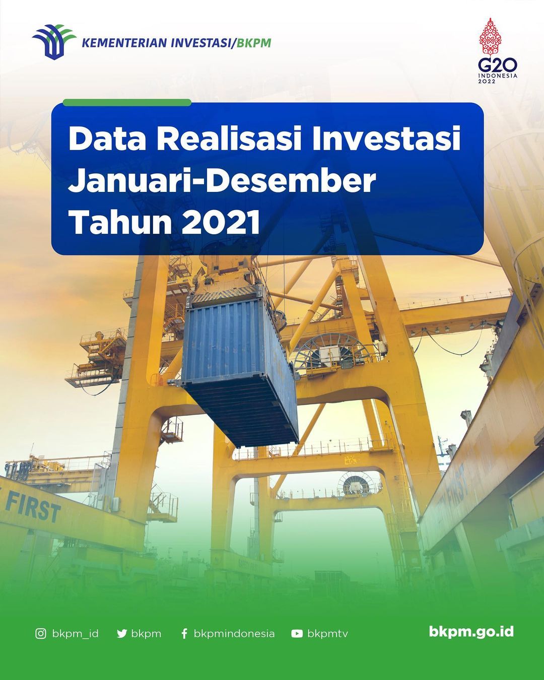 DATA REALISASI INVESTASI NASIONAL TAHUN 2021