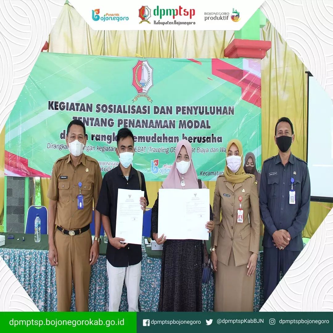 KEGIATAN SOSIALISASI DAN PENYULUHAN TENTANG PENANAMAN MODAL DAN TOSS HEBAT DI KECAMATAN SUGIHWARAS
