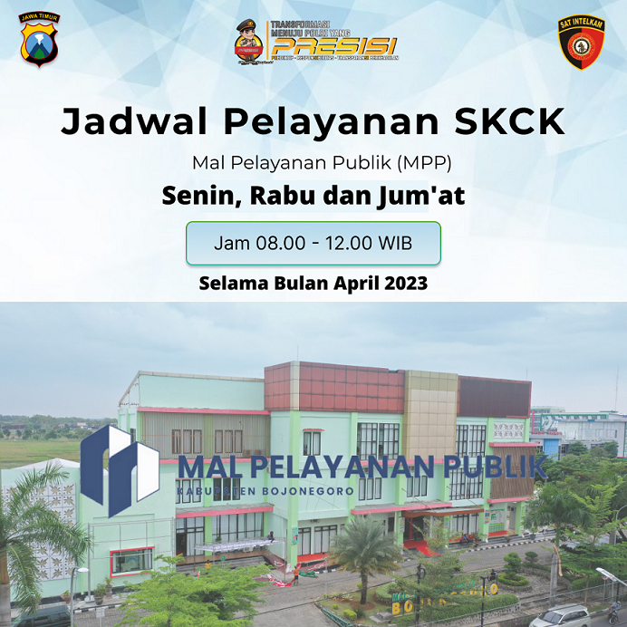 LAYANAN PEMBUATAN SKCK BULAN APRIL DI MPP BOJONEGORO