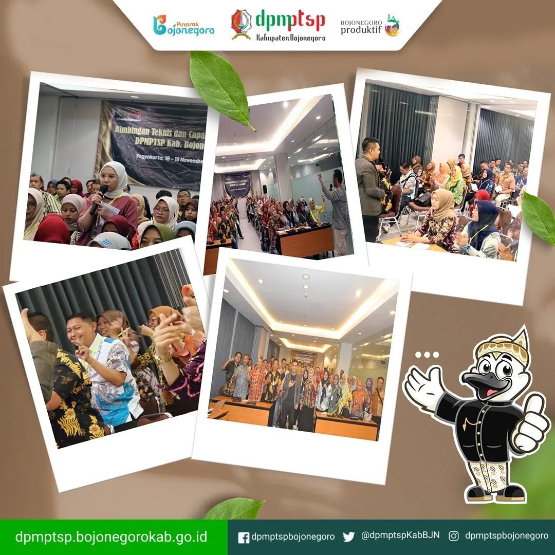 BIMBINGAN TEKNIS DAN CAPACITY BUILDING DPMPTSP BOJONEGORO BERSAMA PETUGAS LOKET MPP BOJONEGORO