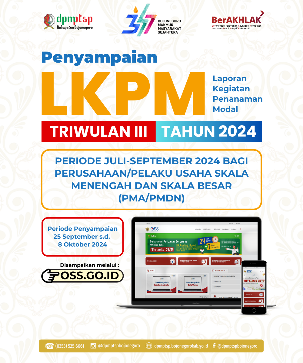 SEGERA SAMPAIKAN LKPM TW III 2024 BAGI PERUSAHAAN NON UMK
