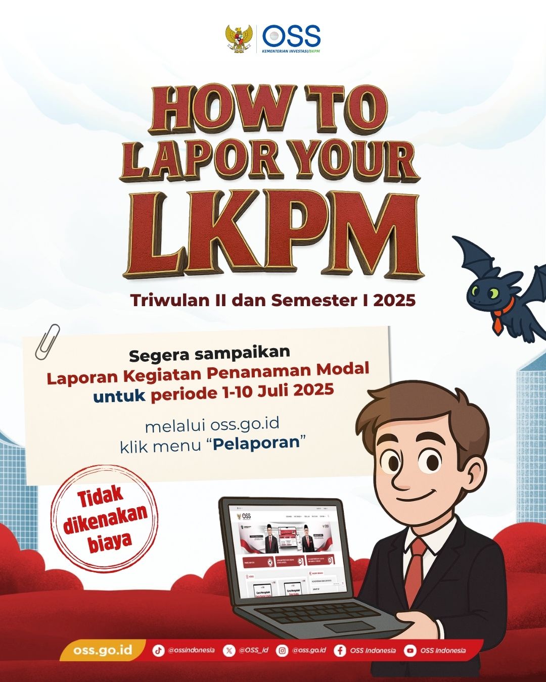 PENYAMPAIAN LKPM TRIWULAN II DAN SEMESTER I TAHUN 2025