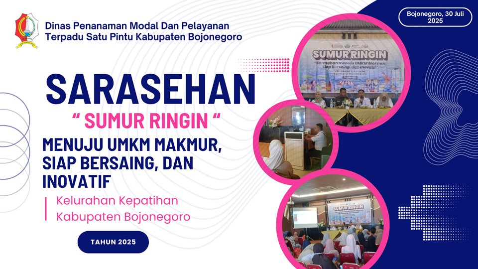 PENDAMPINGAN PERIZINAN BERUSAHA DI KEGIATAN SARASEHAN "SUMUR RINGIN"