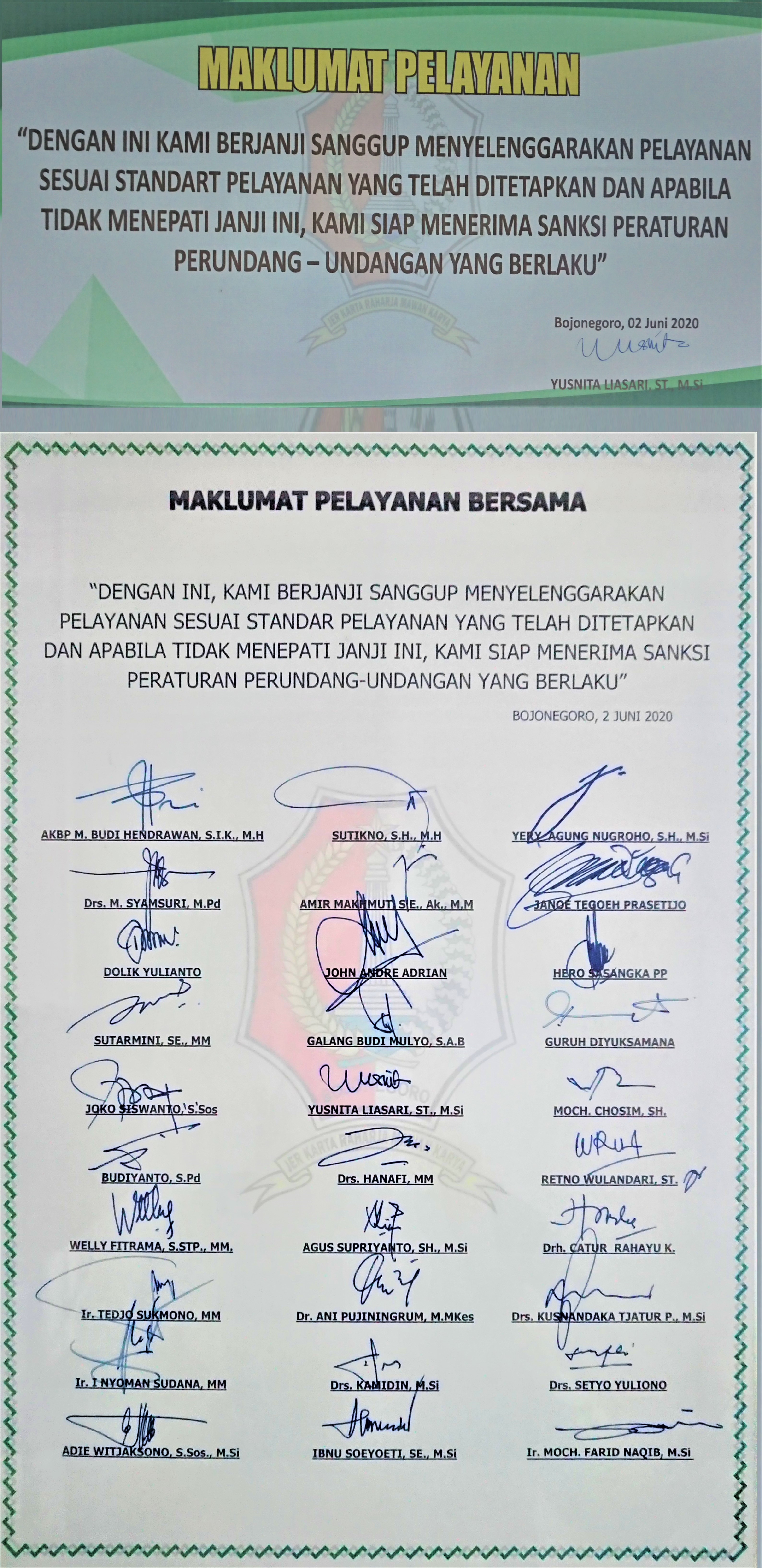 MAKLUMAT PELAYANAN