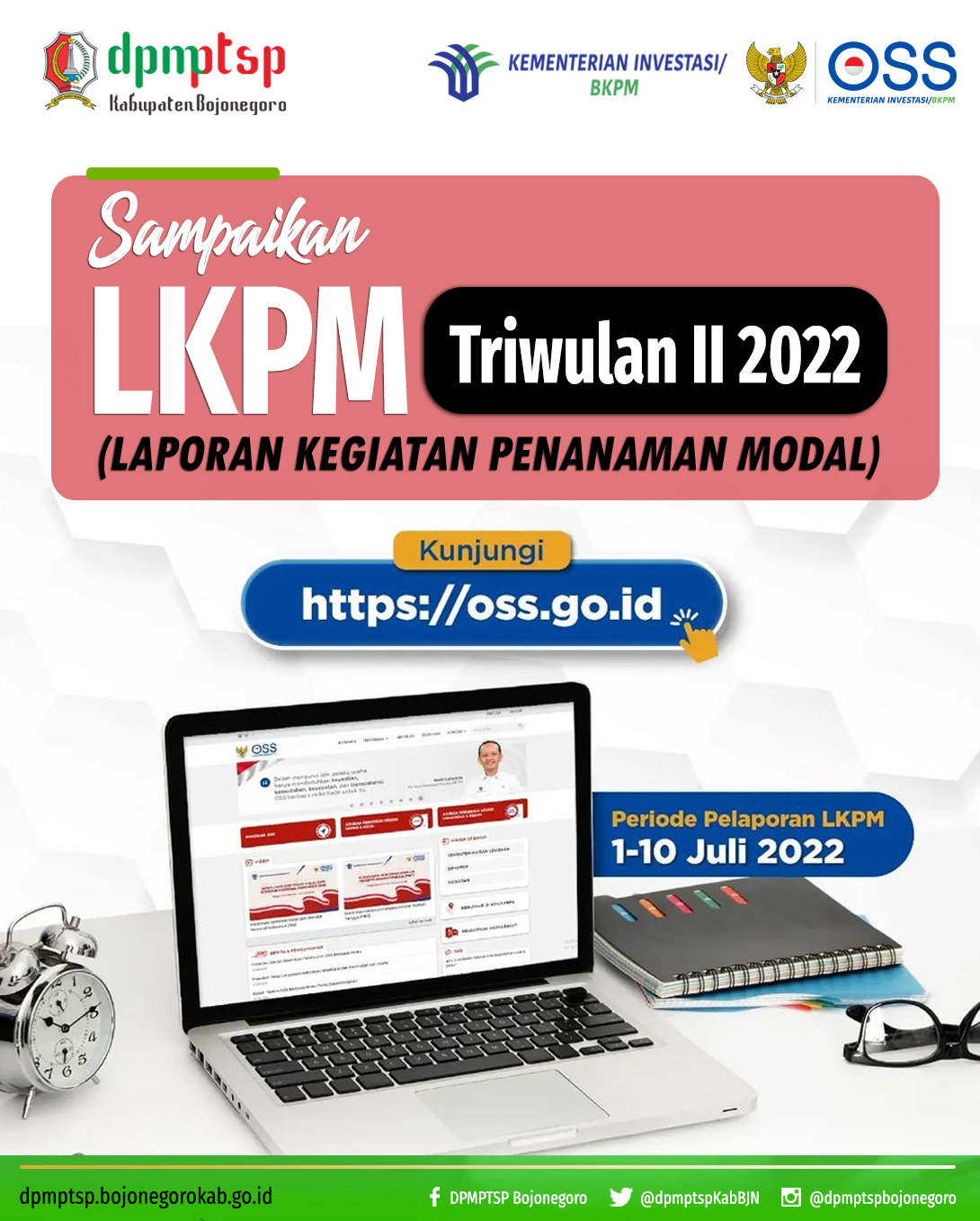 SAMPAIKAN LAPORAN KEGIATAN PENANAMAN MODAL (LKPM) TRIWULAN II TAHUN 2022