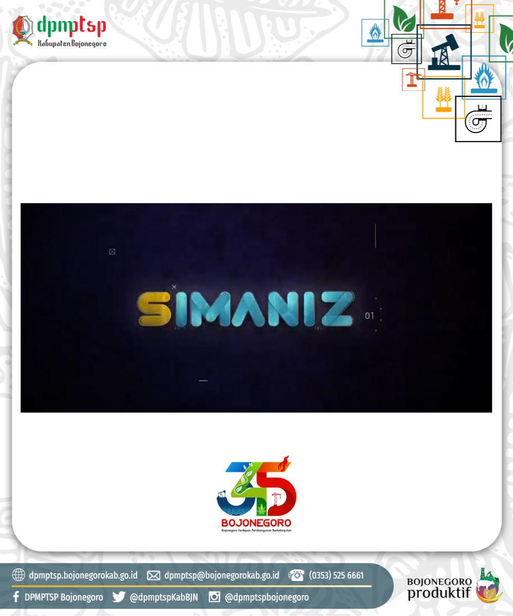APLIKASI SIMANIZ (SISTEM INFORMASI MANAJEMEN PERIZINAN)