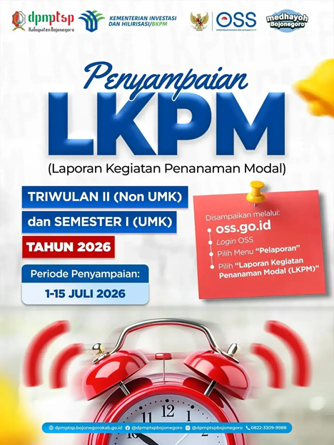 PENYAMPAIAN LKPM TRIWULAN II DAN SEMESTER I TAHUN 2026
