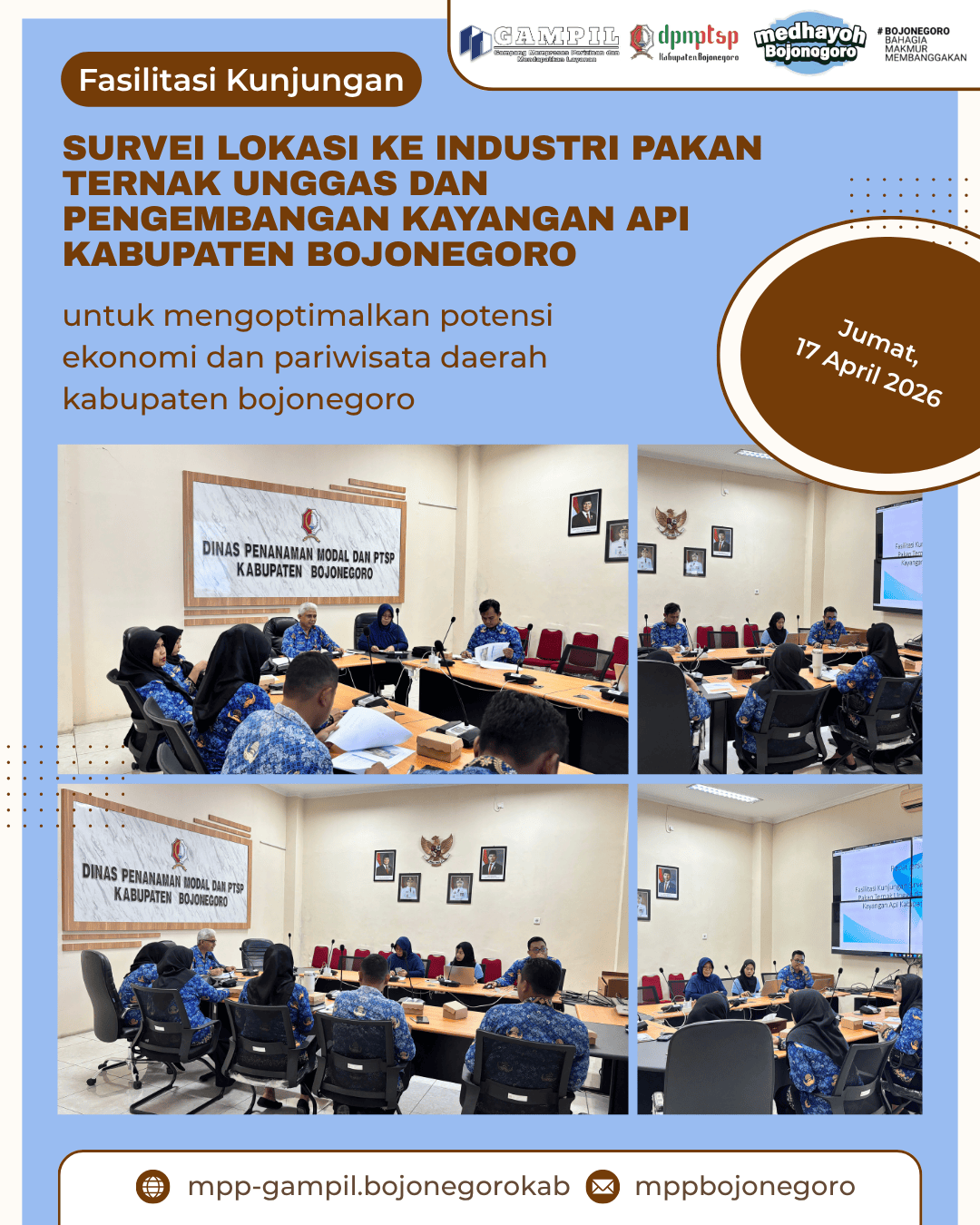 Fasilitasi  Kunjungan Survei Lokasi Ke Industri